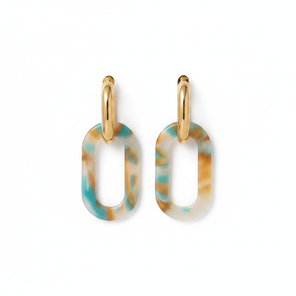 BO Gardénia blanc teal fond blanc