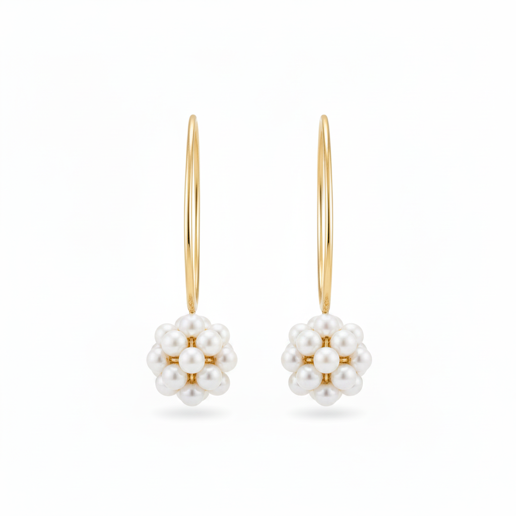 BO Line perles fond blanc