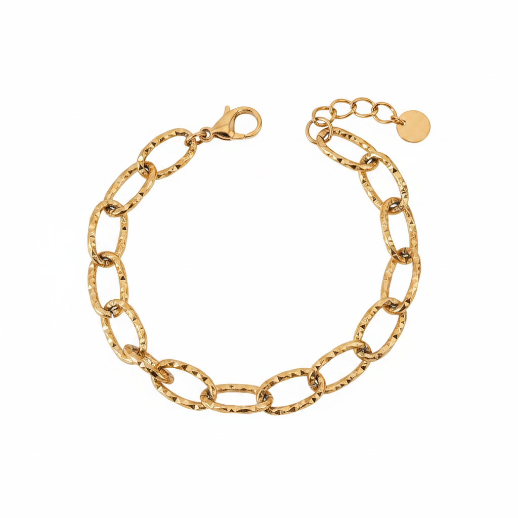 Bracelet La Créole fond blanc