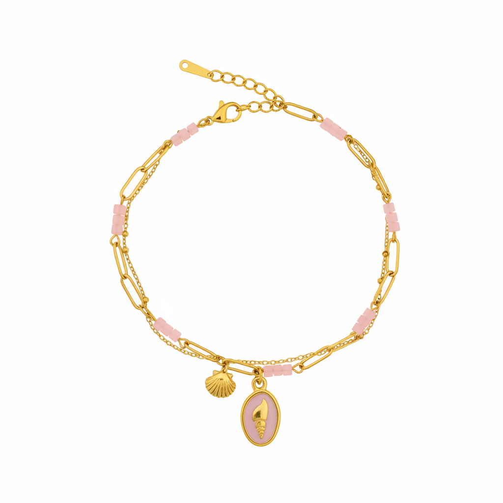 Bracelet Miami beach fond blanc