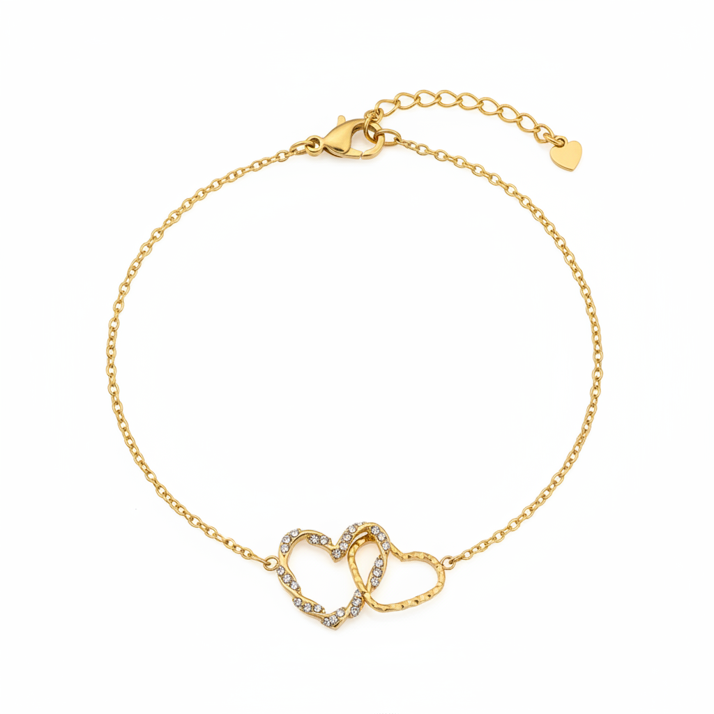Bracelet You & Me fond blanc