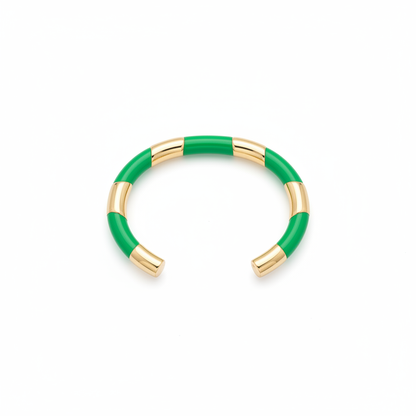Jonc Candy Vert fond blanc