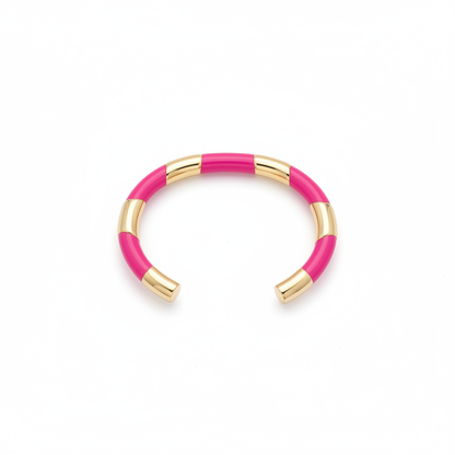 Jonc Candy Fushia fond blanc