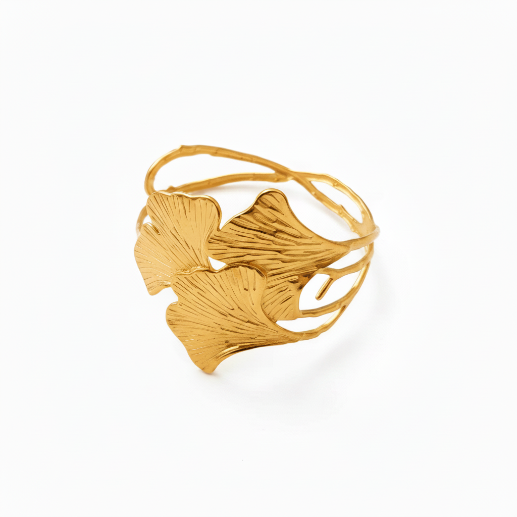 Manchette Lotus dorée intensifiée